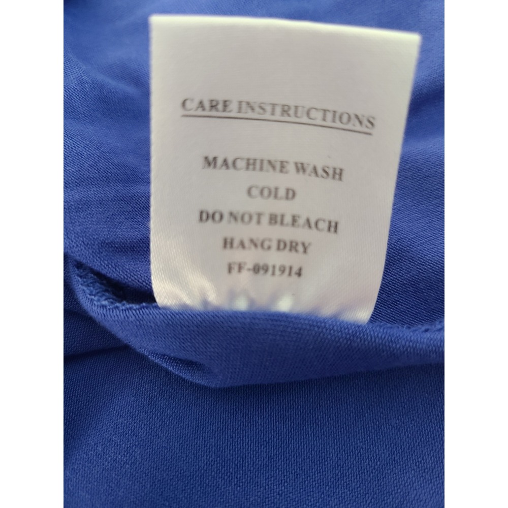 Free Fly Fayettechill Bamboo Long Sleeve Sun Shirt Blue Thumbholes Womens Small - Picture 7 of 7